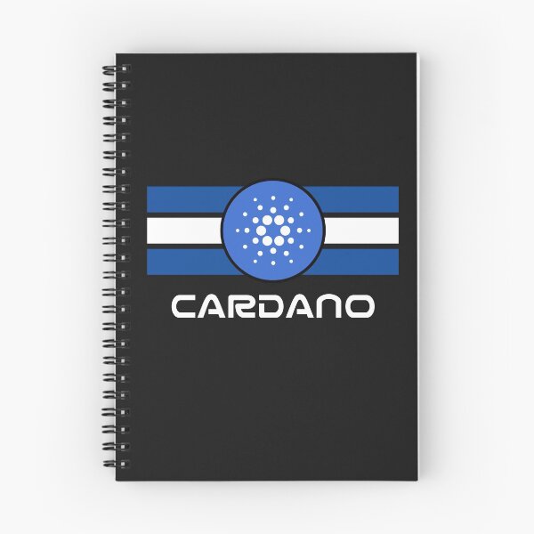 Item preview, Blue Striped Cardano (ADA) Crypto Design designed and sold by Funny-Tees4U.