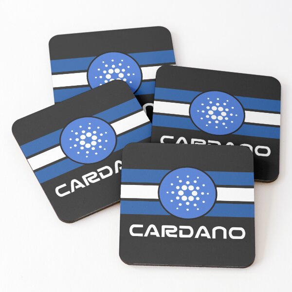 Item preview, Blue Striped Cardano (ADA) Crypto Design designed and sold by Funny-Tees4U.