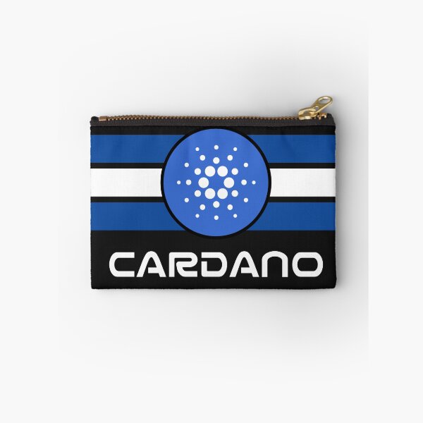 Item preview, Blue Striped Cardano (ADA) Crypto Design designed and sold by Funny-Tees4U.