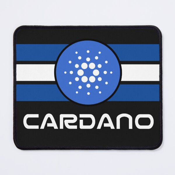 Item preview, Blue Striped Cardano (ADA) Crypto Design designed and sold by Funny-Tees4U.