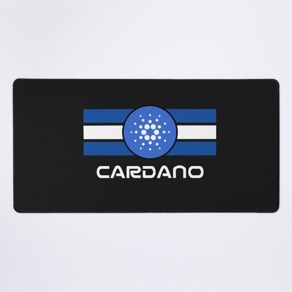 Item preview, Blue Striped Cardano (ADA) Crypto Design designed and sold by Funny-Tees4U.