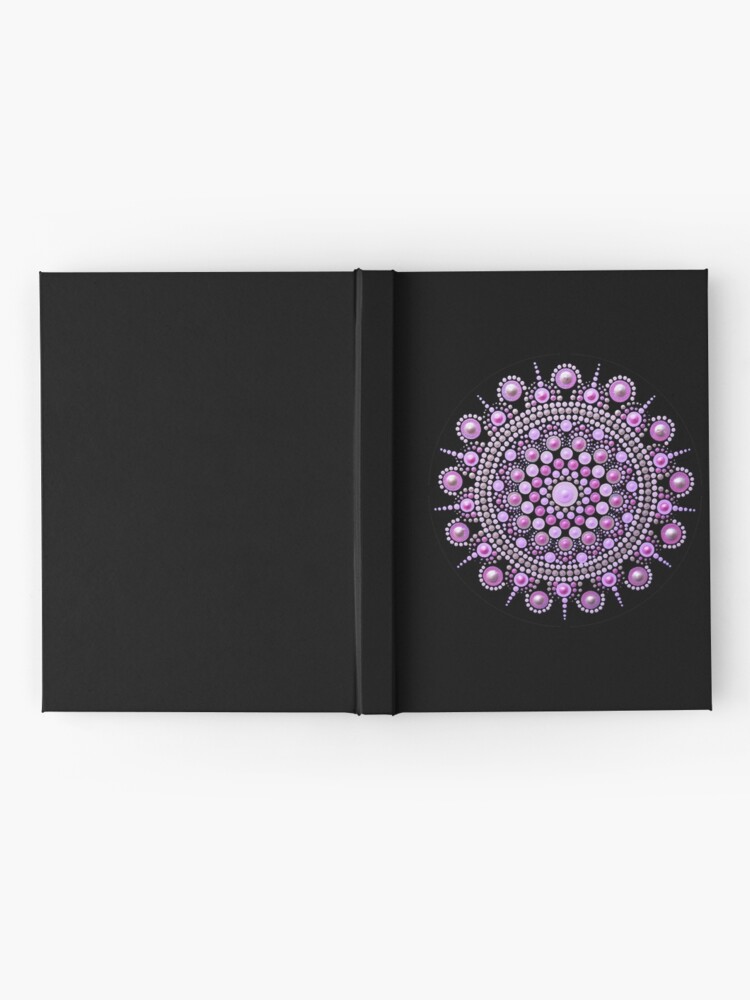 Baby Pink Mandala Dot Art Sticker for Sale by FaerieRealm