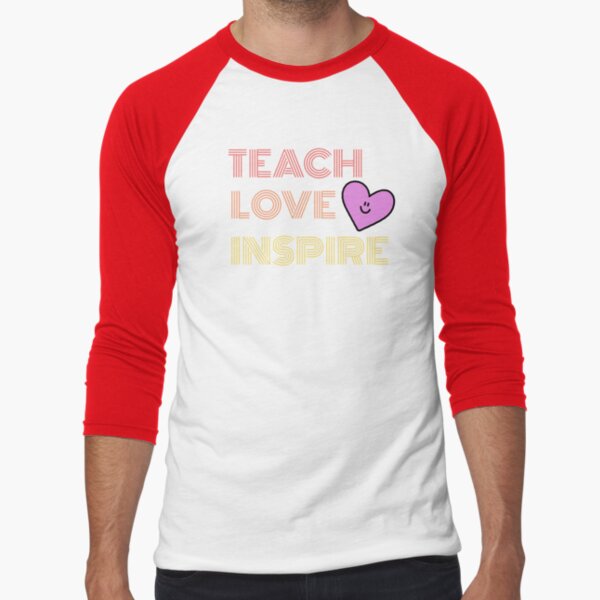 Teach Love Inspire Bleached Shirt – RTTO Creations