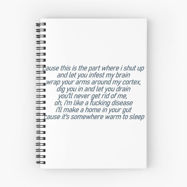 Item preview, 'cause this is the part where i shut up designed and sold by ouiouiitslucyb1.