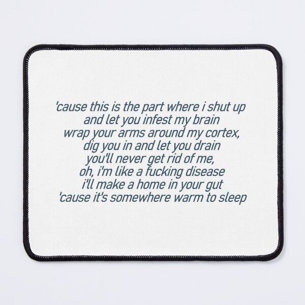 Item preview, 'cause this is the part where i shut up designed and sold by ouiouiitslucyb1.