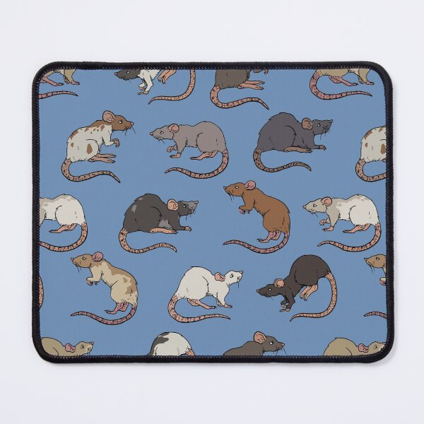 Item preview, Blue Rat Pattern designed and sold by RootSpellStudio.