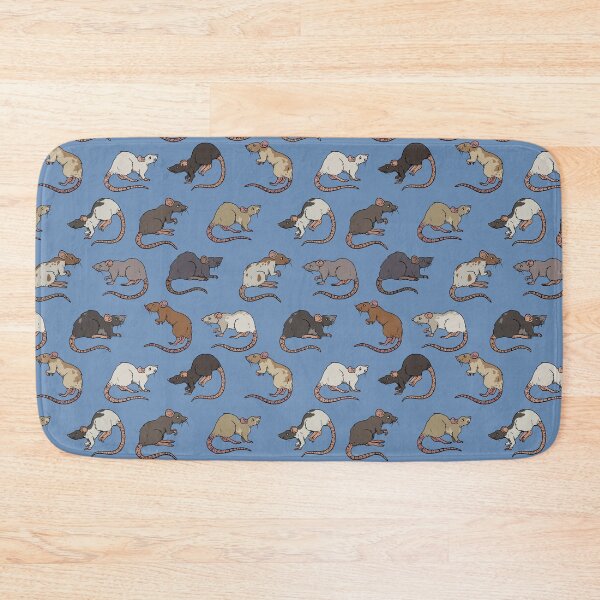 Item preview, Blue Rat Pattern designed and sold by RootSpellStudio.