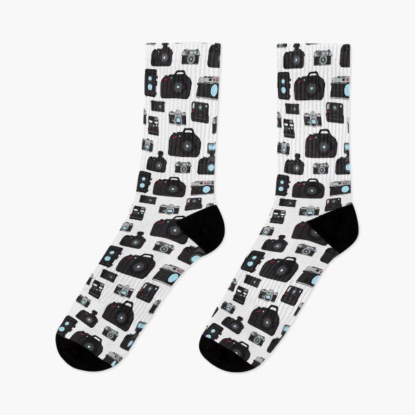 Item preview, Retro and Modern Cameras Pattern designed and sold by HotHibiscus.
