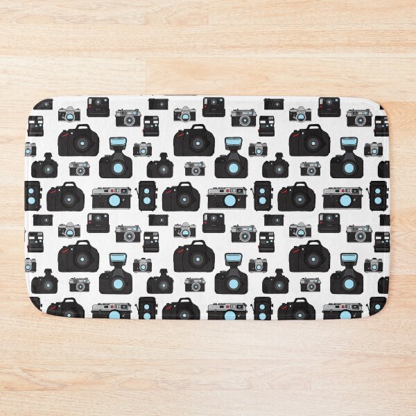 Item preview, Retro and Modern Cameras Pattern designed and sold by HotHibiscus.