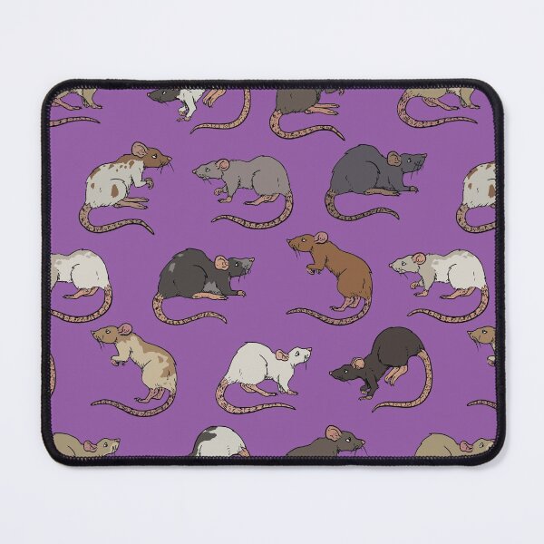 Item preview, Purple Rat Pattern designed and sold by RootSpellStudio.