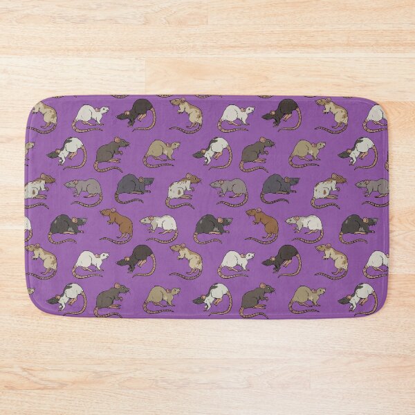 Item preview, Purple Rat Pattern designed and sold by RootSpellStudio.