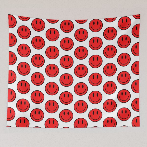 Item preview, Smiley Face in Red designed and sold by emilykroll.