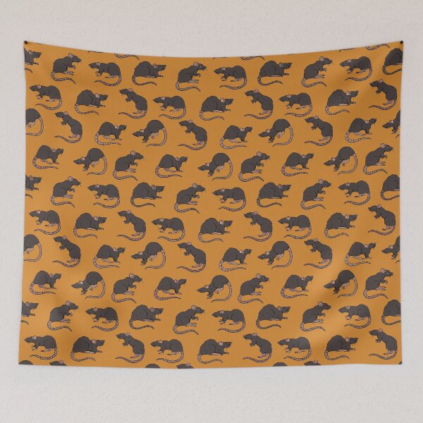 Item preview, Halloween Rat Pattern designed and sold by RootSpellStudio.