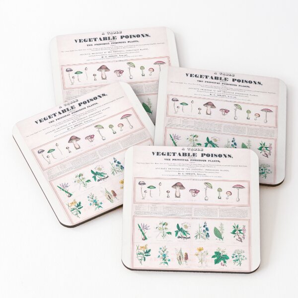Item preview, Vintage Poisonous Plants Botanical Illustration designed and sold by TheLykosApparel.
