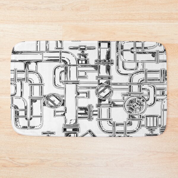 Item preview, Plumber Near Me Nice Design pattern pipes designed and sold by MDji-shop.