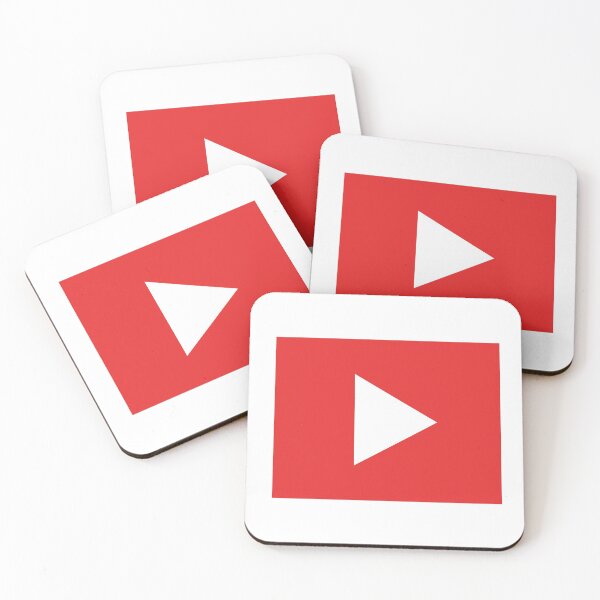 Item preview, Red Play Button designed and sold by Vectors4U.