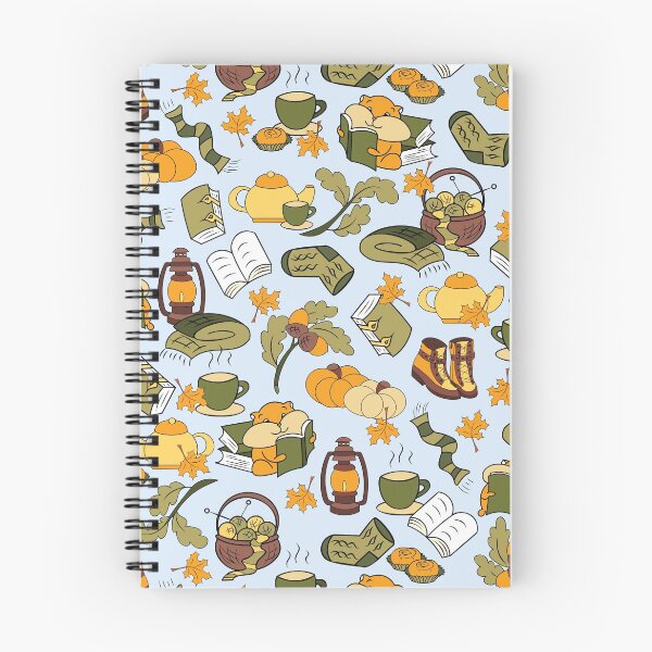 Item preview, Autumn charm hamsters and pumpkins seamless pattern designed and sold by SlothMagic.