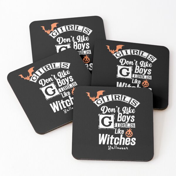 Item preview, Girls Don't Like Boys Girls Like Witches and Halloween  designed and sold by Brother's Clothing.