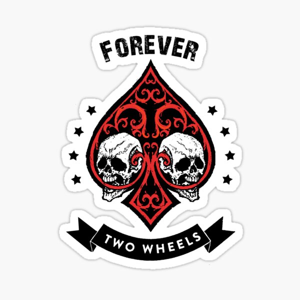 Forever Two Wheels Stickers for Sale  Redbubble