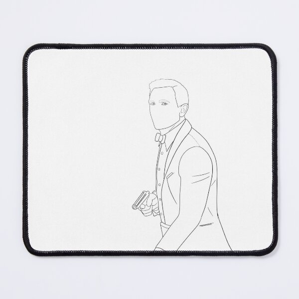 Item preview, Daniel Craig James line art designed and sold by PrintsEntmt.