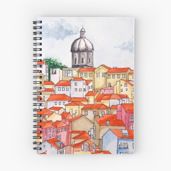 Item preview, Alfama Skyline, Lisbon, Portugal  designed and sold by UrbanSageArt.
