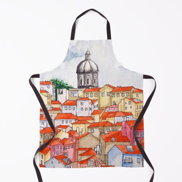 Item preview, Alfama Skyline, Lisbon, Portugal designed and sold by UrbanSageArt.