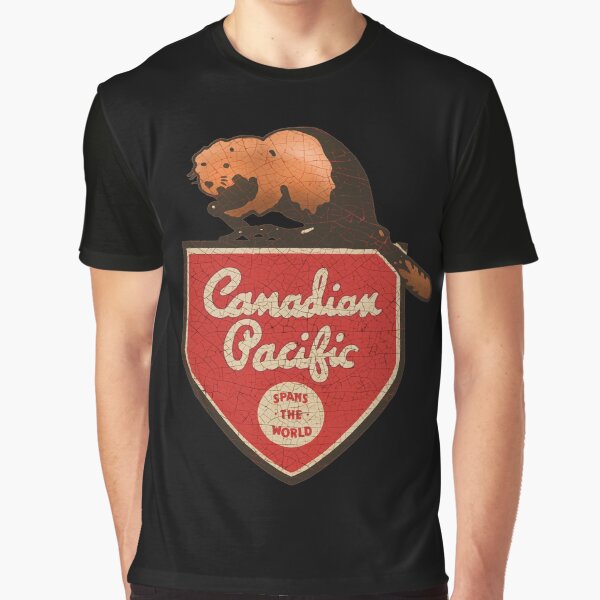 Canadian Vintage Railroad CANADA Graphic T-Shirt