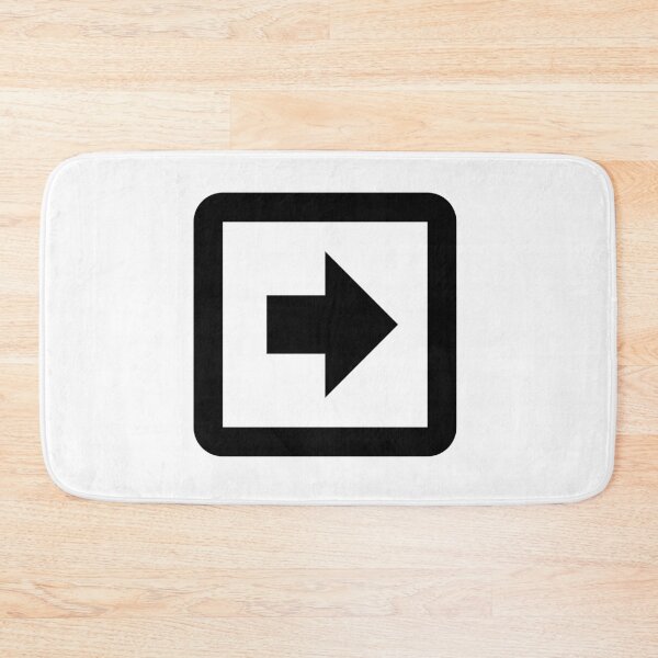 Item preview, MDI Arrow Right Bold Box Outline designed and sold by GnarlyFurtardo.