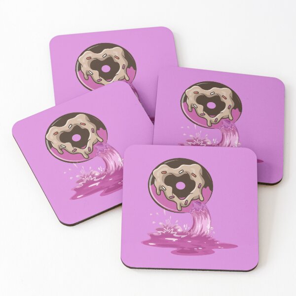 Item preview, Strawberry waterfall donut designed and sold by Donutlovers.