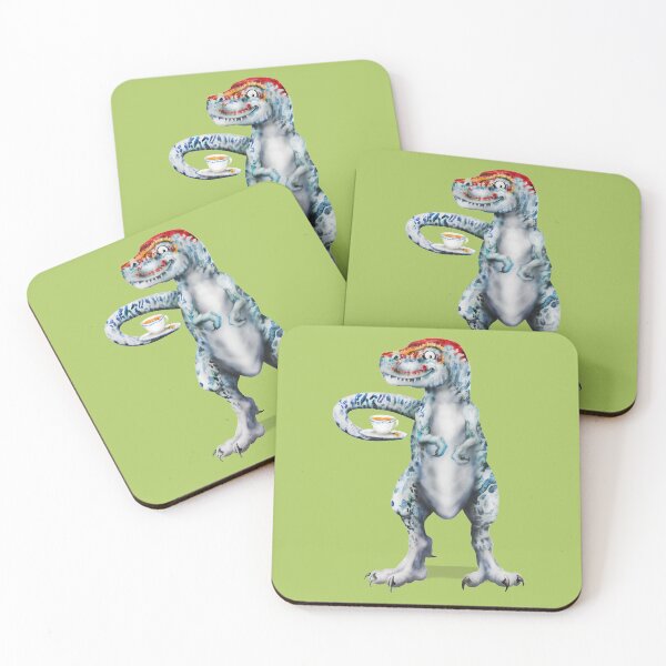 Item preview, Tea-Rex | Blue Cartoon Tyrannosaurus Rex Dinosaur  designed and sold by Snootrac.
