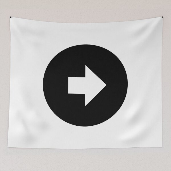 Item preview, MDI Arrow Right Bold Circle designed and sold by GnarlyFurtardo.