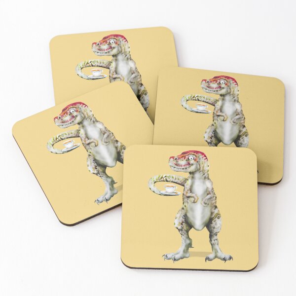 Item preview, Tea-Rex | Green Cartoon Tyrannosaurus Rex Dinosaur  designed and sold by Snootrac.