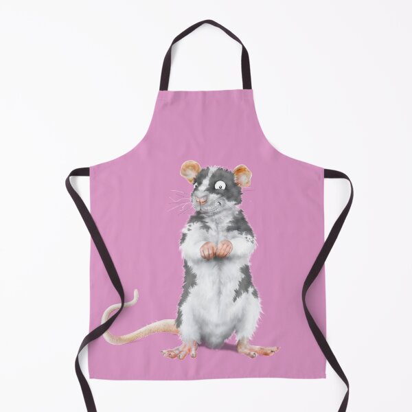 Item preview, Friends of the Pied Piper | Cartoon Patchy Grey Rat designed and sold by Snootrac.