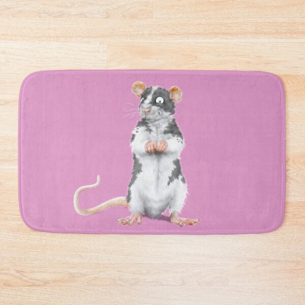 Item preview, Friends of the Pied Piper | Cartoon Patchy Grey Rat  designed and sold by Snootrac.