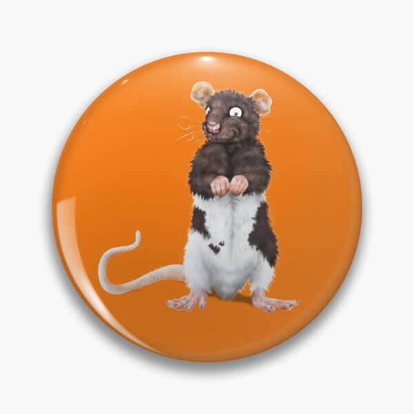 Item preview, Friends of the Pied Piper | Cartoon Patchy Brown Rat  designed and sold by Snootrac.