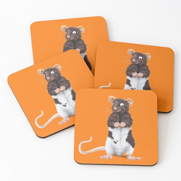 Item preview, Friends of the Pied Piper | Cartoon Patchy Brown Rat  designed and sold by Snootrac.