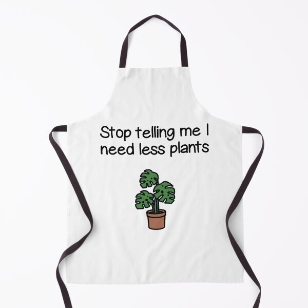 Item preview, Plant quote ”Stop telling me I need less plants” (colored) designed and sold by lisaedlund.