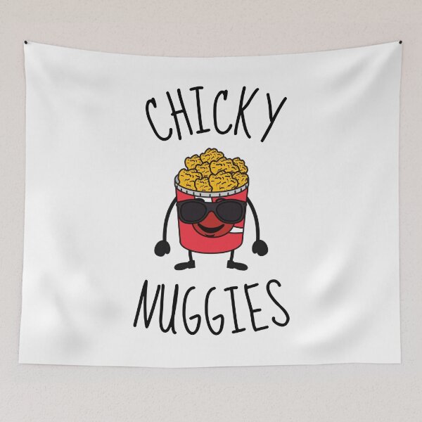Item preview, Fried Chicken Slogan Chicky Nuggies designed and sold by LiToDesignCo.