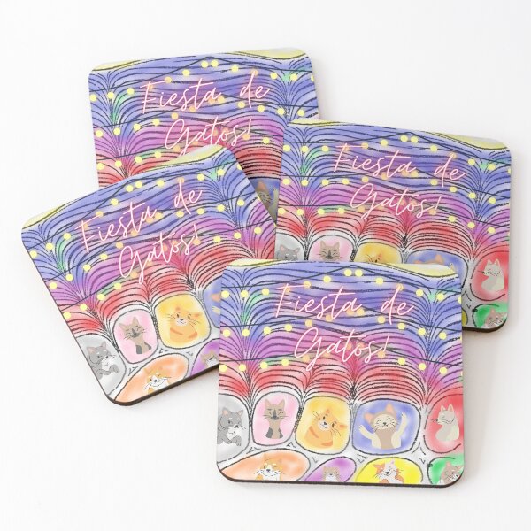 Item preview, Fiesta de Gatos designed and sold by utopianpioneer.
