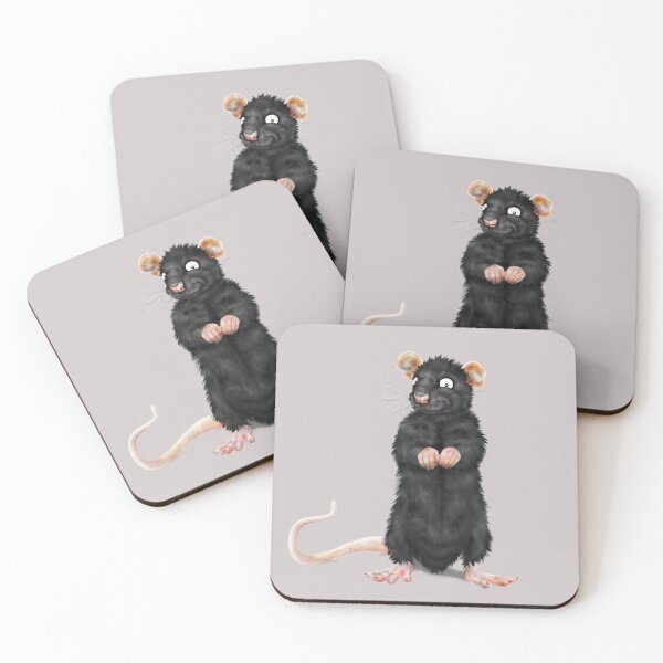 Item preview, Friends of the Pied Piper | Cartoon Black Rat  designed and sold by Snootrac.