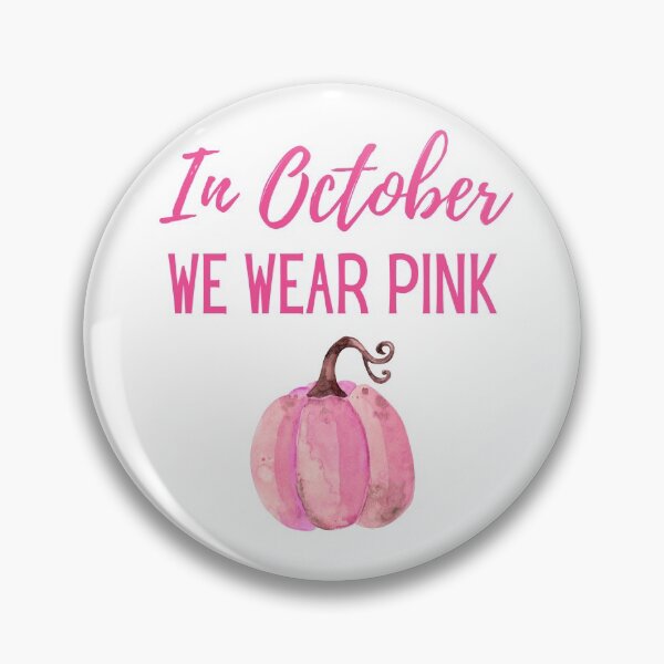 Item preview, In October We Wear Pink Pumpkin Plaid designed and sold by dfranc.