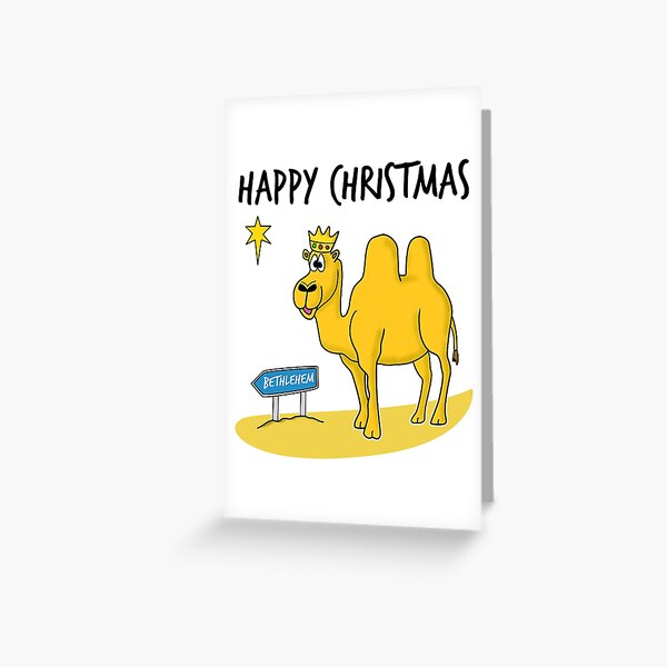 Artikel-Vorschau von Weihnachtskamel-Krippenlieder-christlicher Kirchen-Humor, designt und verkauft von doodlerob.
