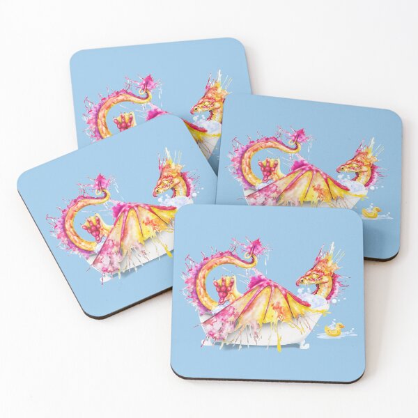 Item preview, Bath Time, 5 minutes to Yourself | Cartoon Dragon  designed and sold by Snootrac.