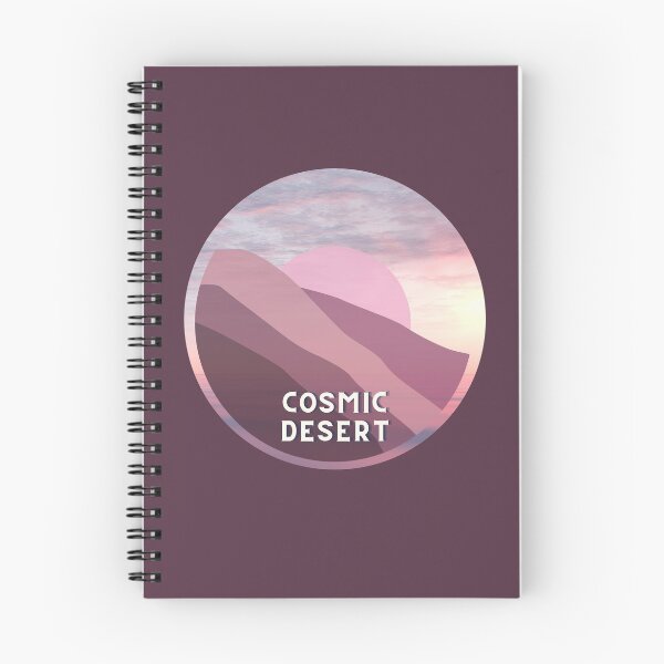 Item preview, Pink Cosmic Desert Sunset | Pink Sand Sticker designed and sold by MiaDelelai.