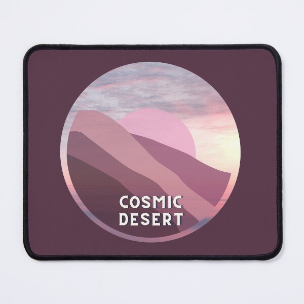 Item preview, Pink Cosmic Desert Sunset | Pink Sand Sticker designed and sold by MiaDelelai.