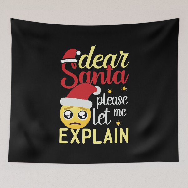 Item preview, Dear Santa Please Let Me Explain | Christmas Gift Ideas designed and sold by DrawingBoard.