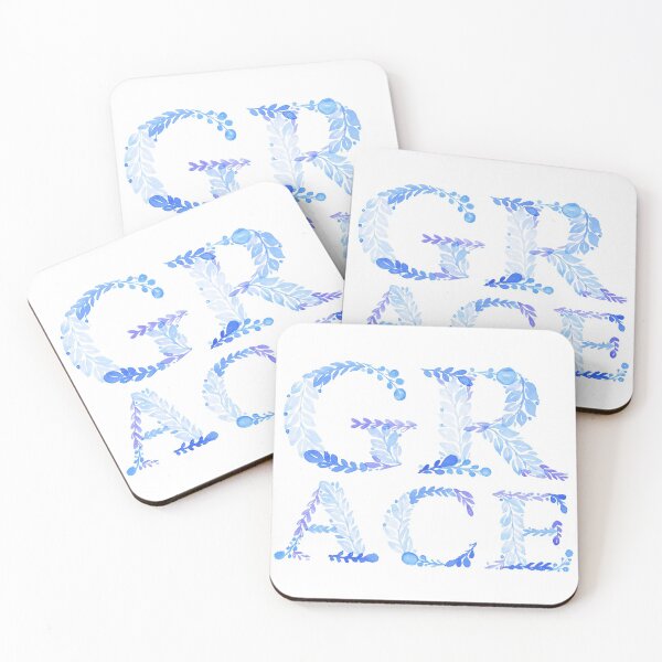 Item preview, Grace in blue designed and sold by Rachel Dash-Williams Creative.