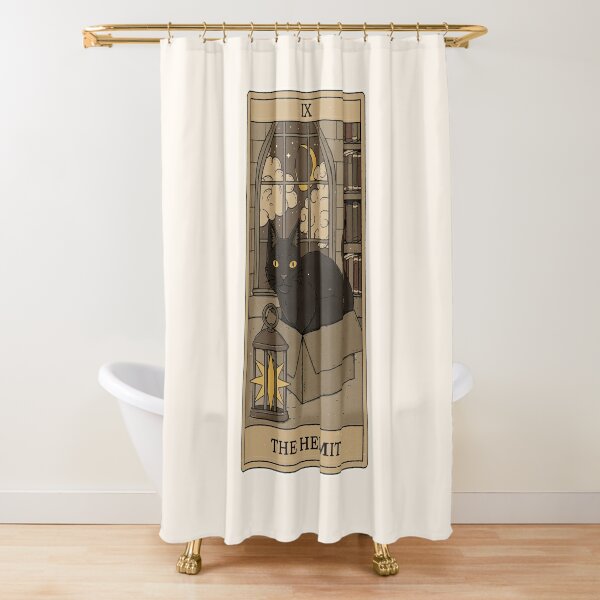 Disover The Hermit Shower Curtain