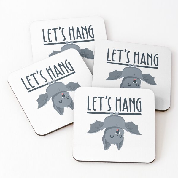 Item preview, Let's Hang Hanging Bat Halloween designed and sold by jaygo.