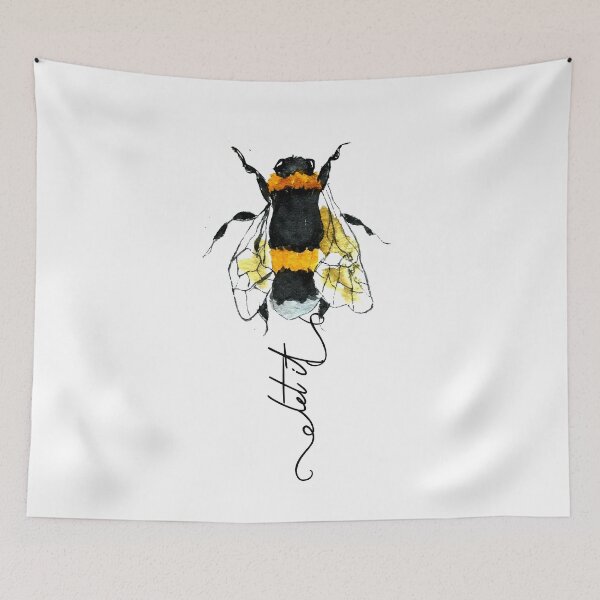 Item preview, Bee lover, Watercolor Beekeeper honey whisperer designed and sold by SwankyFine.